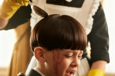 El hijo del multimillonario sufría dolores,hasta que la niñera le quitó algo misterioso de su cabeza