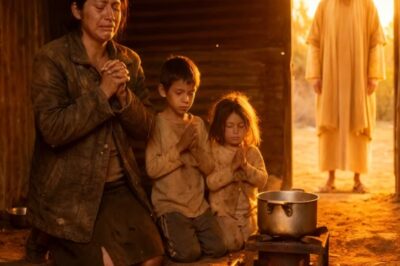 Madre ORABA con hijos HAMBRIENTOS vecino ATEO mandó comida DEL DIABLO pero JESÚS le dio LECCIÓN