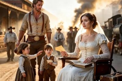 Novia por correo llega en silla de ruedas para casarse, pero el ranchero padre soltero la sorprende