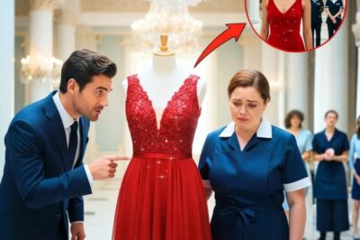 “Si cabes en ese vestido, me caso contigo”, rió el Millonario de la limpiadora Meses después, él…