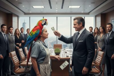El Millonario Se Burló De La Niña Pobre… Segundos Después, El Loro Silenció Toda La Sala