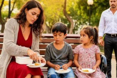 MILLONARIO VE A UNA MAMÁ COMPARTIR UN PLATO DE COMIDA CON SUS HIJOS… LO QUE PASÓ DESPUÉS FUE HERMOSO