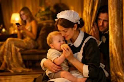 EL BEBÉ MILLONARIO SÓLO SONREÍA A LA LIMPIADORA POBRE — EL PADRE SE ESCONDIÓ Y DESCUBRIÓ EL MOTIVO