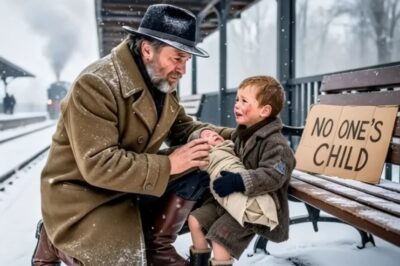 “Un Niño y un Bebé Abandonados en la Nieve… Lo Que Hizo Este Ranchero Te Sorprenderá