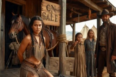 «Elige lo que quieras», dijo… hasta que sus hijas pidieron: «Queremos que esa mujer apache sea mamá»