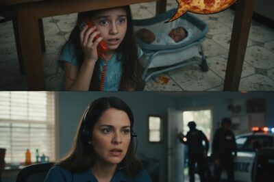 Niña llama al 911: “La pizza es agresiva”. Operadora casi cuelga, oye un bebé y envía ayuda.