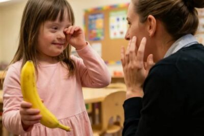 Niña da su única banana a la maestra: Papá juega así conmigo — ve la cáscara y llama al 911 llorando