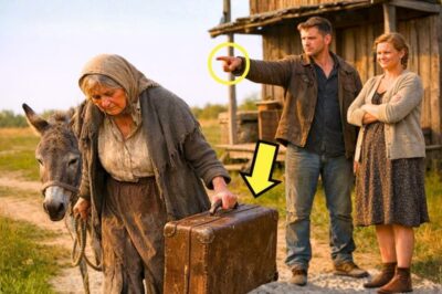 ECHÓ A SU MAMÁ DE LA CASA PARA COMPLACER A SU ESPOSA… PERO LA MALETA ESCONDÍA UN SECRETO