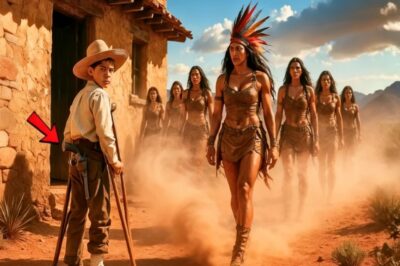 las 10 Apaches VÍRGENES pidieron refugio para el niño huérfano que vivía solo desde hacía años y…