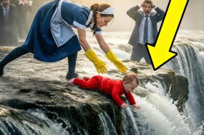 LAS NIÑERAS TIRARON AL BEBÉ DEL MILLONARIO EN LA CASCADA ¡LA EMPLEADA LO RESCATÓ A TIEMPO!