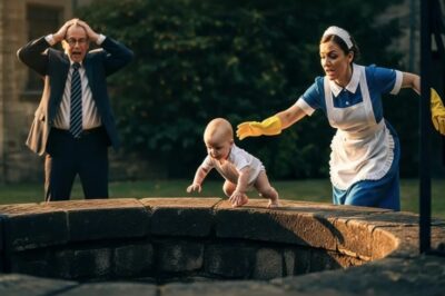 LAS NIÑERAS TIRARON AL BEBÉ DEL MILLONARIO AL POZO… ¡LA EMPLEADA LO RESCATÓ A TIEMPO!