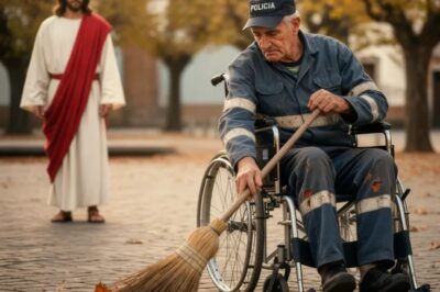 Un anciano paralítico trabajaba como barrendero para comprar medicinas… Hasta que Jesús apareció…