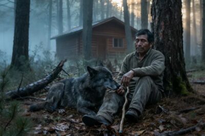 “Ella abandonó a su esposo ciego en el bosque… pero esa noche un lobo se acercó y cambió su destino para siempre.”…