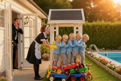 MILLONARIO LLEGA MÁS TEMPRANO A CASA DE CAMPO CON PISCINA… Y SE QUEDA EN SHOCK CON LO QUE VE