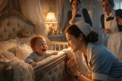 El bebé millonario mordió a todas las niñeras… pero sonrió a la enfermera