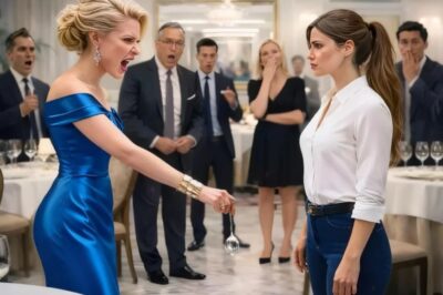 “RECOGE ESO DEL SUELO AHORA” — LA JEFA GRITA A LA CAMARERA… PERO ELLA PARALIZÓ A TODO EL RESTAURANTE