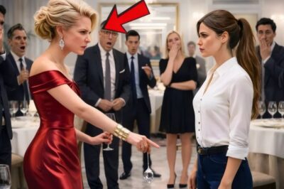 “RECOGE ESO DEL SUELO AHORA” — LA JEFA GRITA A LA CAMARERA… PERO ELLA PARALIZÓ A TODO EL RESTAURANTE