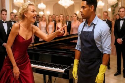 “SI TOCAS ESE PIANO, ME CASO CONTIGO!” — SE BURLÓ LA BILLONARIA… PERO ÉL TOCÓ COMO UN GENIO