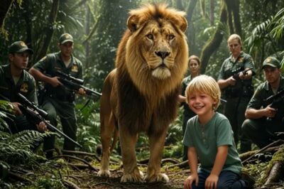 Todos Pensaron Que el León Atacaría al Niño… Pero Lo Que Hizo Dejó a Todos Sin Palabras