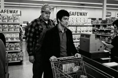 Bruce Lee en el Supermercado 1969: Un Hombre de 100kg le Gritó — 30 Segundos Después Quedó en SHOCK
