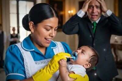 CUANDO EL VENENO AFECTÓ AL BEBÉ DEL MILLONARIO… ¡LA EMPLEADA TENÍA LA CURA!