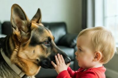 La niña besó al perro_ ¡lo que hizo después fue impactante!…