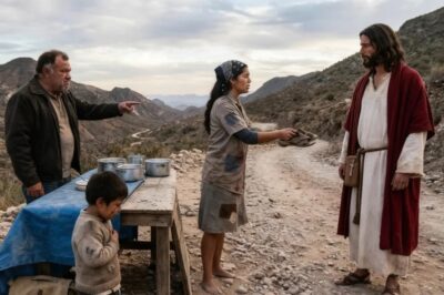 HIZO EL CAMINO DESCALZA POR UN FORASTERO SIN SABER QUE ESE FORASTERO ERA JESÚS