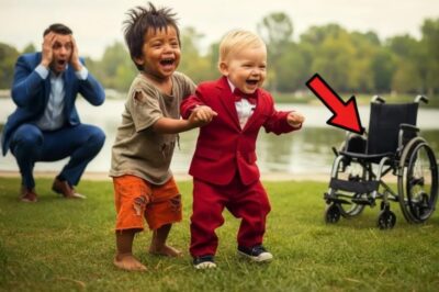 HIJO DEL MILLONARIO ESTABA CONDENADO A LA SILLA DE RUEDAS… HASTA QUE UN NIÑO POBRE CAMBIÓ SU DESTINO
