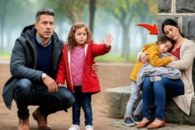 “PAPÁ, MIRA… ELLA Y SU HIJA DUERMEN EN EL FRÍO” – LO QUE HIZO EL MILLONARIO FUE HERMOSO