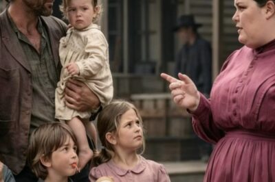 «No soy apta para ningún hombre», dijo la mujer obesa, «pero puedo amar a tus hijos». El vaquero ..