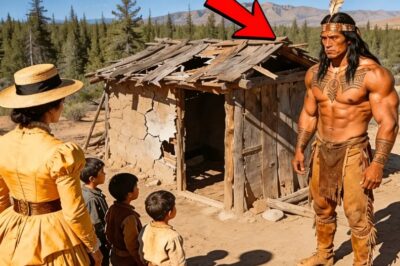 A viuda compró una cabaña con todo su dinero; no imaginó al temido apache ahí.