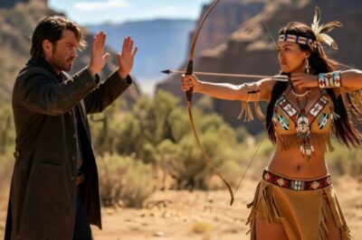 El ganadero atrapó la flecha de una apache en el aire y, por tradición, ella debe casarse con él.