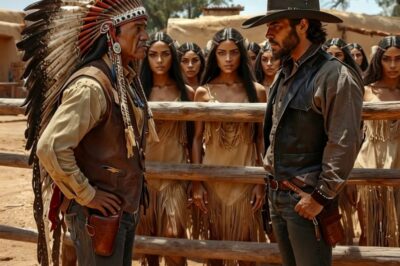 El ganadero salvó a toda la tribu apache… y el jefe dijo: ‘30 mujeres apaches son tuyas’.