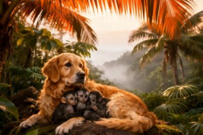 Una Golden Retriever Alimentó a Monos Capuchinos Bebés, pero su Historia Terminó en Tragedia