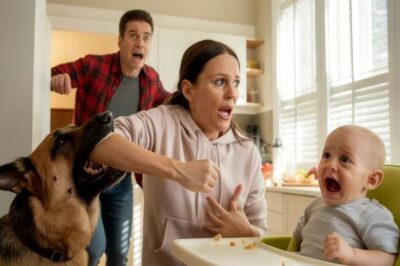 Un perro K9 mordió a la niñera durante el desayuno y luego encontraron veneno en la comida del bebé.
