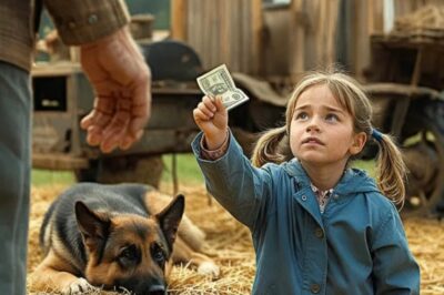 Una niña pagó $5 por un pastor alemán herido… ¡Pero lo que hizo el perro después la dejó llorando!