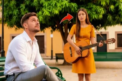 ELLA CANTABA EN LA PLAZA Y UN MILLONARIO TRISTE SE DETUVO — Y LA MÚSICA LO CAMBIÓ TODO ENTRE ELLOS