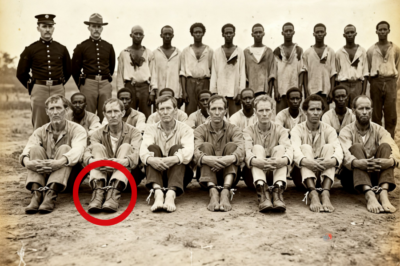 Esta foto de un campo de prisioneros de 1864 parece ordenada hasta que notas las botas