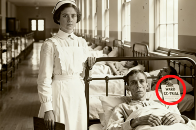 Esta fotografía de 1913 de una enfermera y un paciente parece tierna hasta que ves la etiqueta