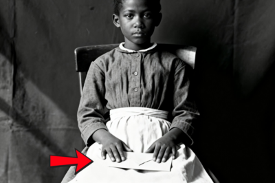 Este daguerrotipo de 1858 de una sirvienta parece tranquilo hasta que notas la carta debajo de su delantal.