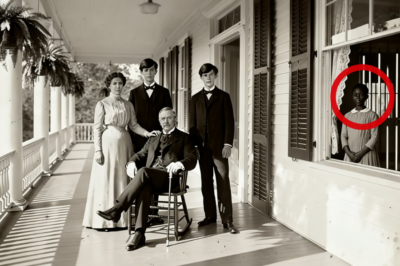 Esta foto de una plantación de 1876 parece idílica hasta que notas la ventana