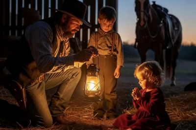 Encontró a una niña sola en el granero; luego susurró: «Mamá se muere afuera…