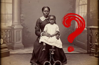 Foto de 1895: Madre e Hija Parecía un Retrato Familiar Hasta que la Restauración Reveló Grilletes