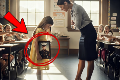 Maestra se burla de niña Tu papá es solo un marine, no es importante — Se congela cuando entra con
