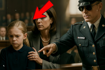 Una niña da una señal secreta en el juzgado, pero solo un guardia de la tumba se da cuenta