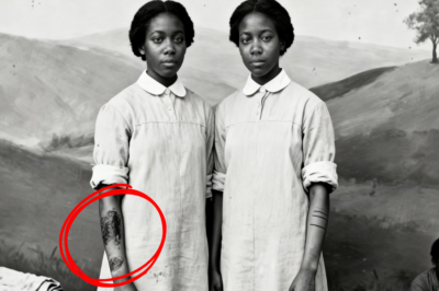 Este retrato de 1919 de dos trabajadores de lavandería parece rutinario hasta que se notan las cicatrices de quemaduras.