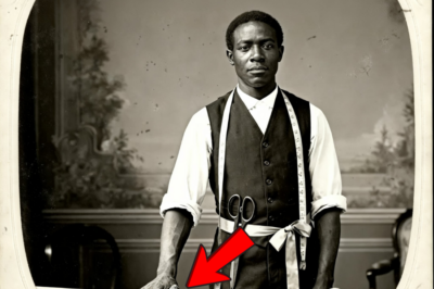 Este retrato de un sastre de 1900 parece hábil hasta que notas que le falta un dedo