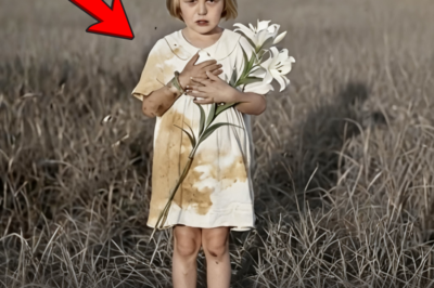 Esta foto de 1920 de una niña sosteniendo una flor parecía dulce, hasta que la restauración reveló una oscura verdad.