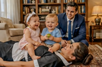 MILLONARIO DEJÓ A SUS BEBÉS CON LA EMPLEADA… Y AL VOLVER QUEDÓ EN SHOCK 