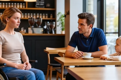 ¿Puedo Sentarme Aquí? La Joven Paralizada Le Pregunta A Un Padre Soltero… Y Su Respuesta Cambia Todo